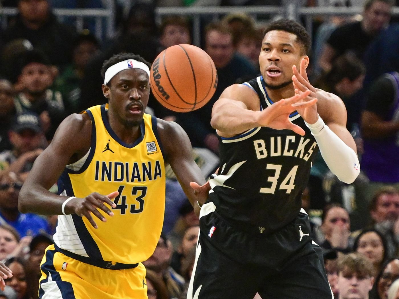 Player Stats for the Milwaukee Bucks versus. Pacers game