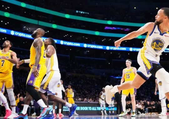 Match Player Stats For Golden State Warriors vs. Lakers