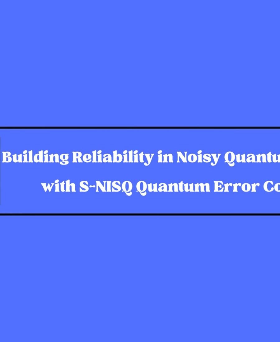 Building Reliability In Noisy Quantum Computing With S-NISQ Quantum Error Correction
