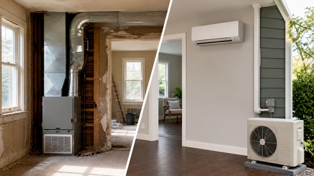 Renovating an Old Home: When to Choose a Ductless Mini Split Over a Traditional Air Conditioner