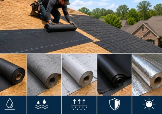 What Are the Types of Roofing Underlayment Used by Roof Contractors in Trussville AL Today