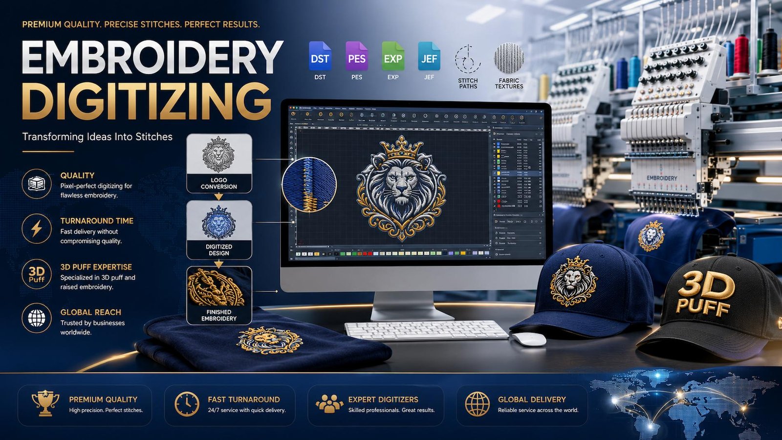 Best Embroidery Digitizing Services Companies In 2026