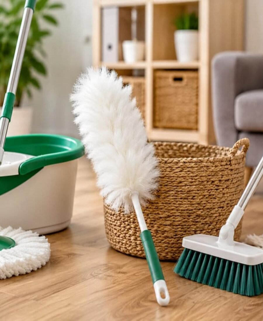The Complete Home Cleaning Toolkit: When to Use Spin Mops, Feather Dusters, and a Scrub Brush With Handle