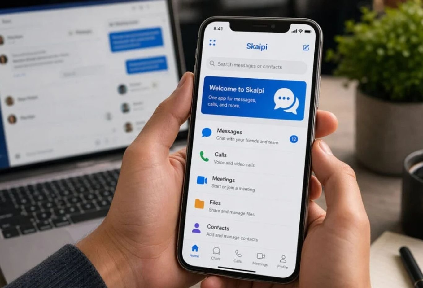 Skaipi: One Simple App For Calls, Messages, and More