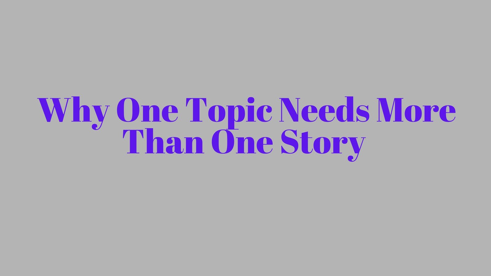 Beyond One Angle: The Value of Multiple Stories on The Same Topic