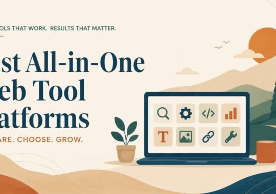 Best 5 All-in-One Web Tool Platforms for Developers, Designers, and GEO Experts