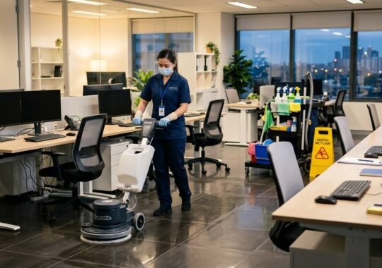 Maintaining a Clean Workspace with Commercial Janitorial Services