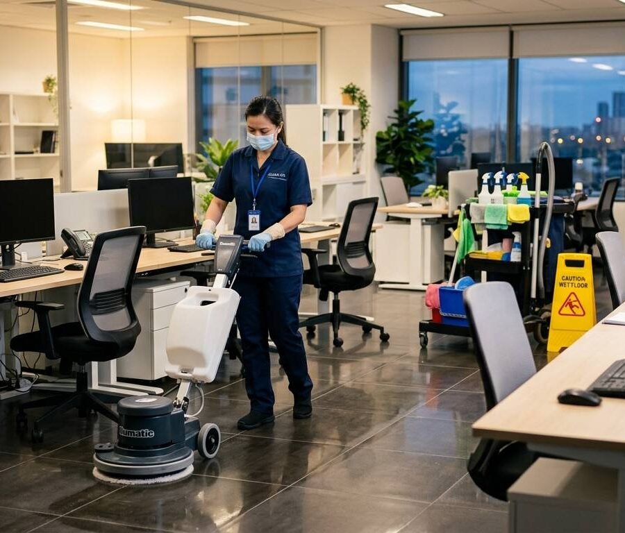 Maintaining a Clean Workspace with Commercial Janitorial Services