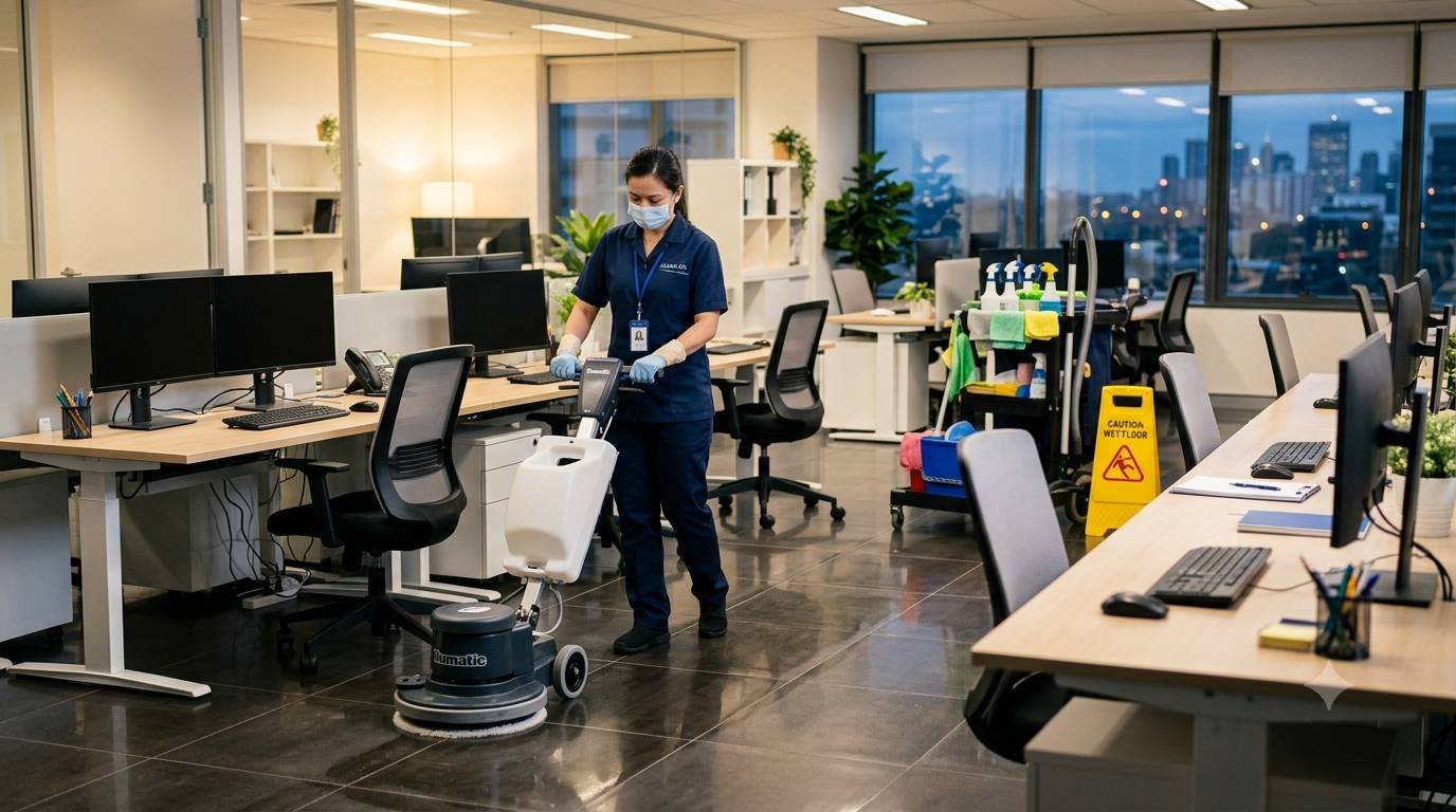 Maintaining a Clean Workspace with Commercial Janitorial Services