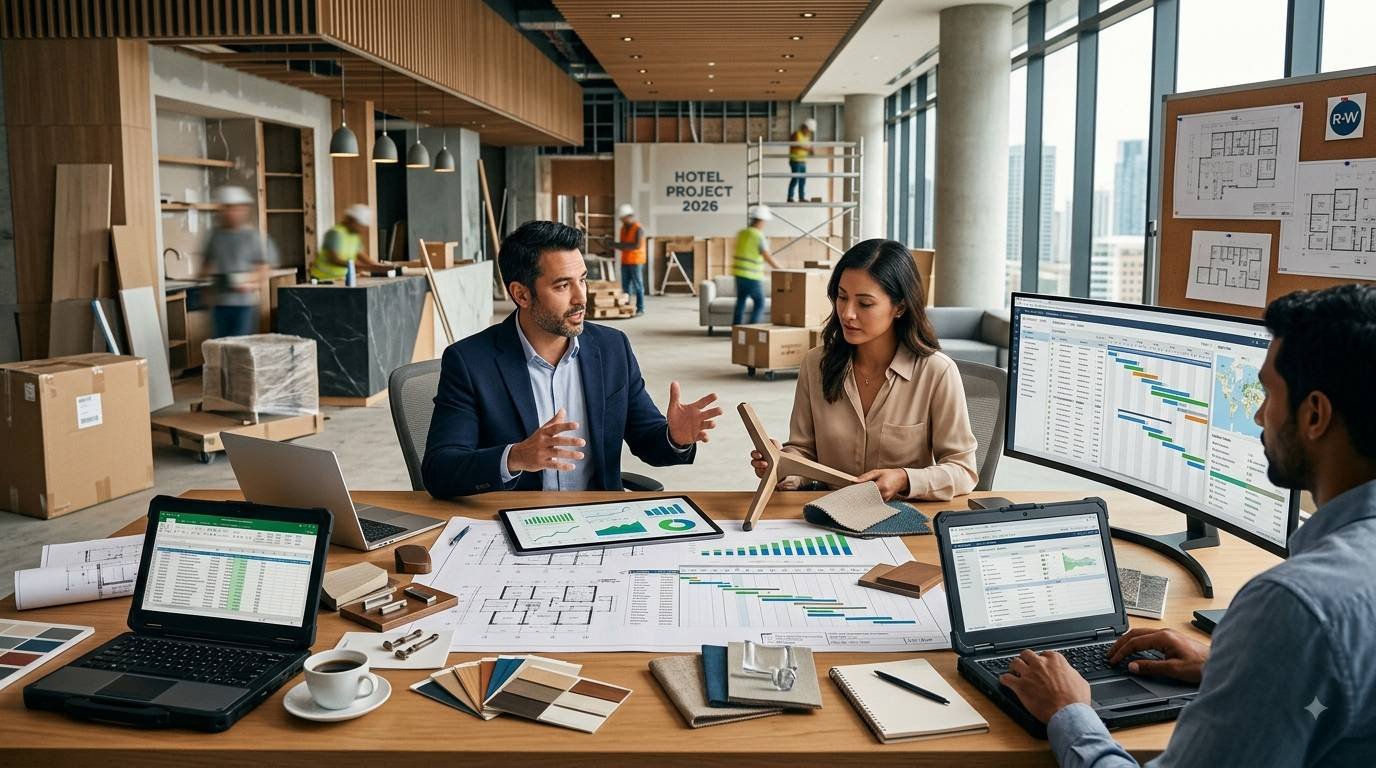 R-W Purchasing Partners Solves the FF&E and OS&E Procurement Request: A 2026 Guide to Controlling Hospitality Costs, Timelines, and Supply-Chain Risk
