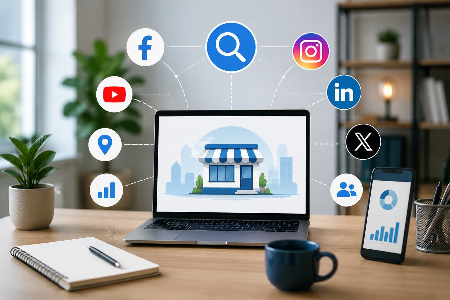 How Small Businesses Can Build a Clear Digital Presence Across Search and Social