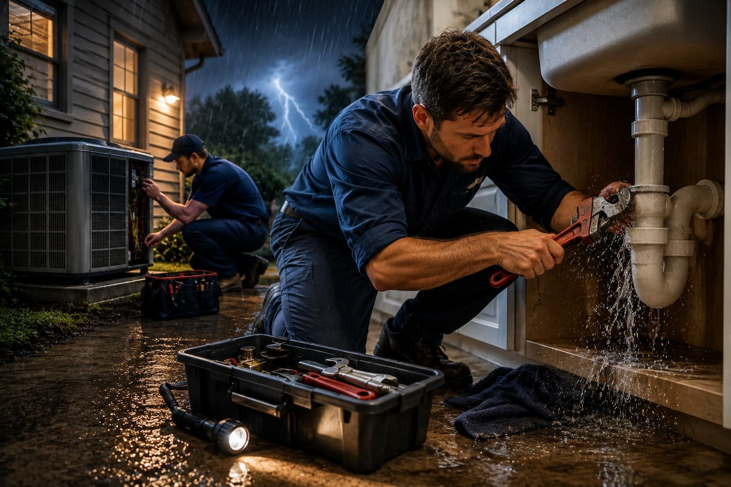 Navigating Emergency HVAC and Plumbing Repairs