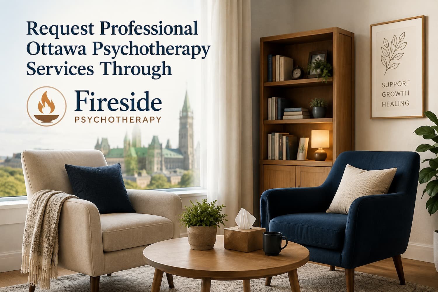 Request Professional Ottawa Psychotherapy Services Through Fireside Psychotherapy