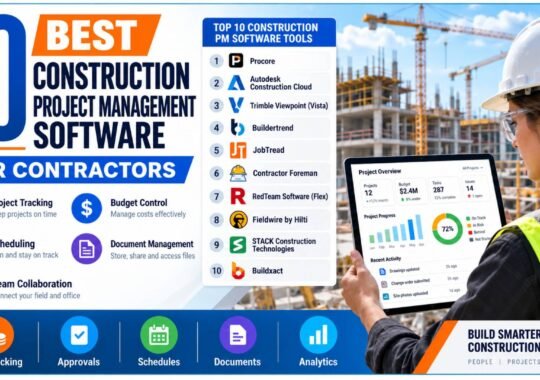 10 Best Project Management Software for Construction Companies (2026)