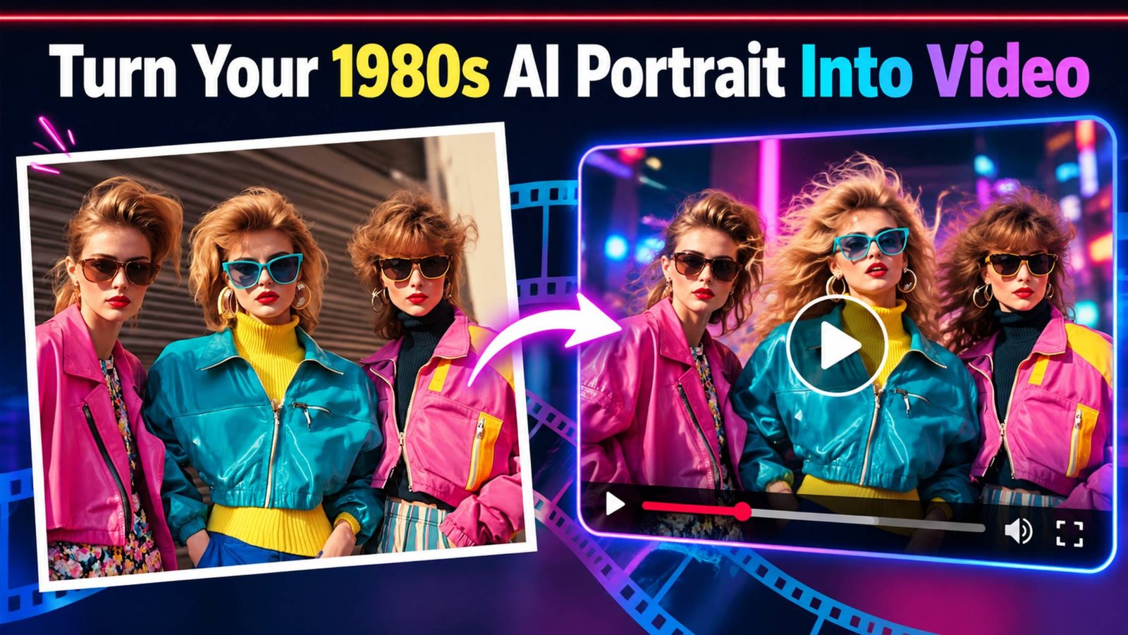 From Photo to Video: Can You Bring Your 1980s AI Portrait to Life?