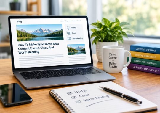 How To Make Sponsored Blog Content Useful, Clear, And Worth Reading